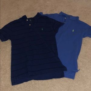 2 polo shirts